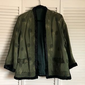 VINTAGE SILK EVENING JACKET